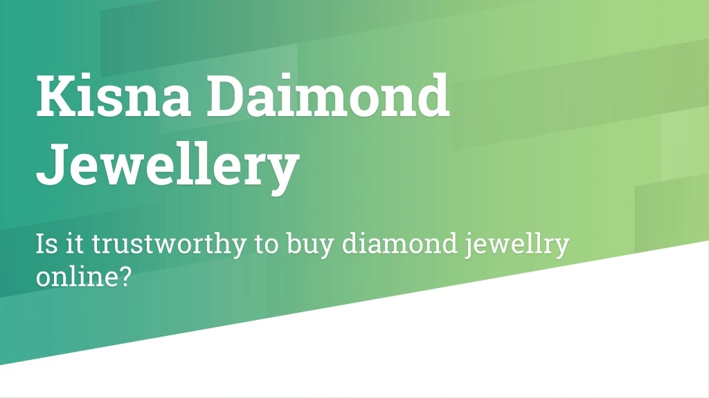 kisna daimond jewellery