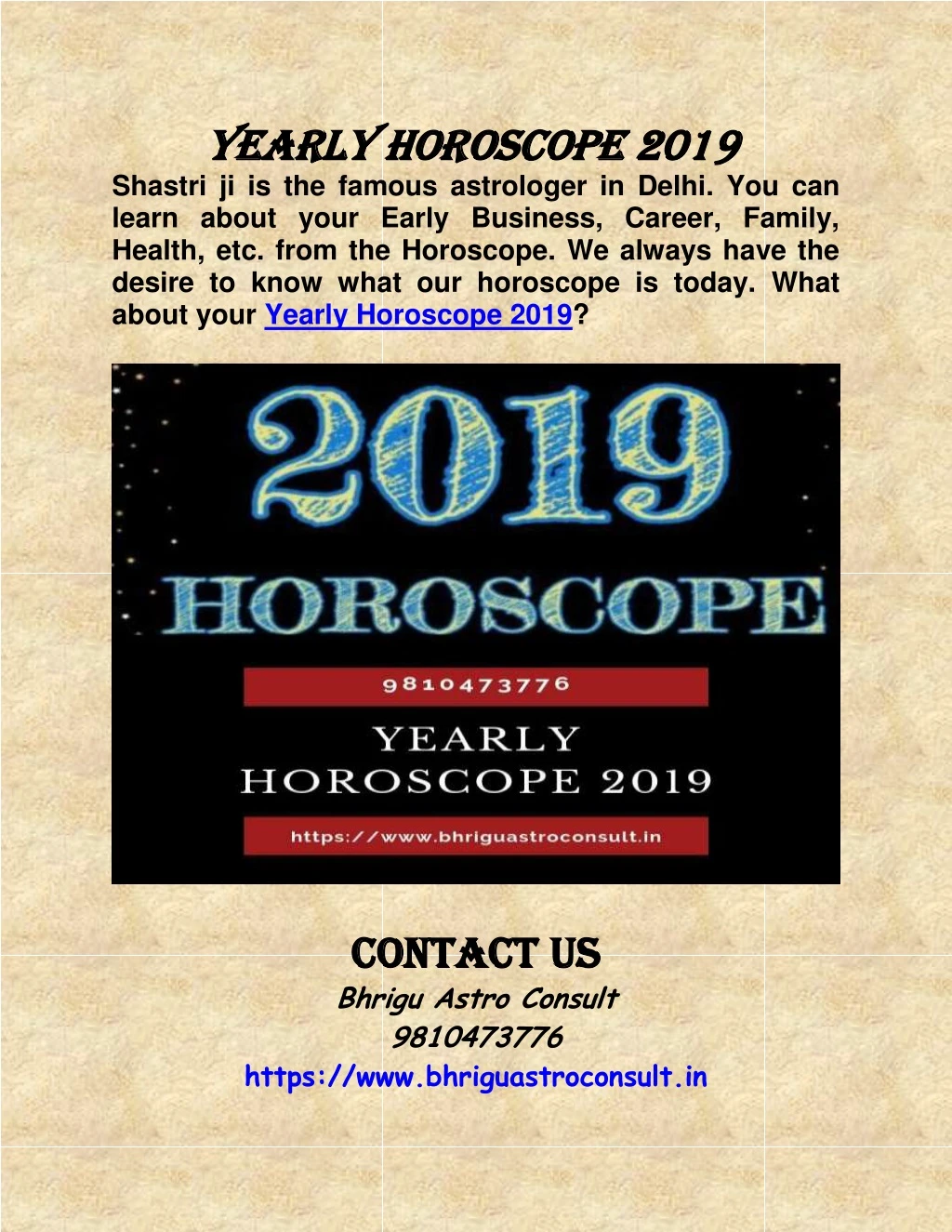 yearly horoscope 201 yearly horoscope 2019