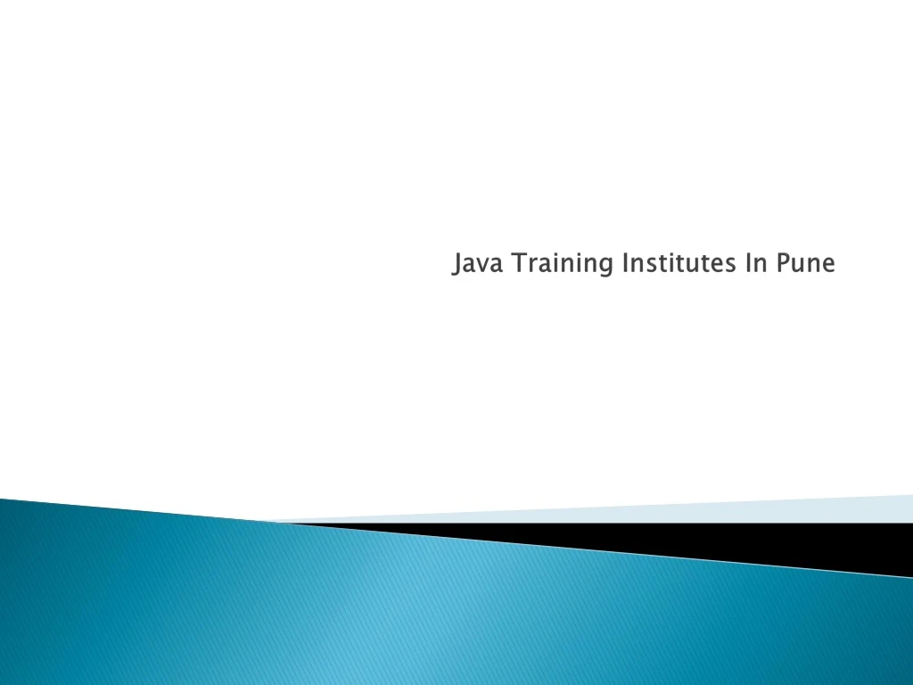 java training institutes in pune