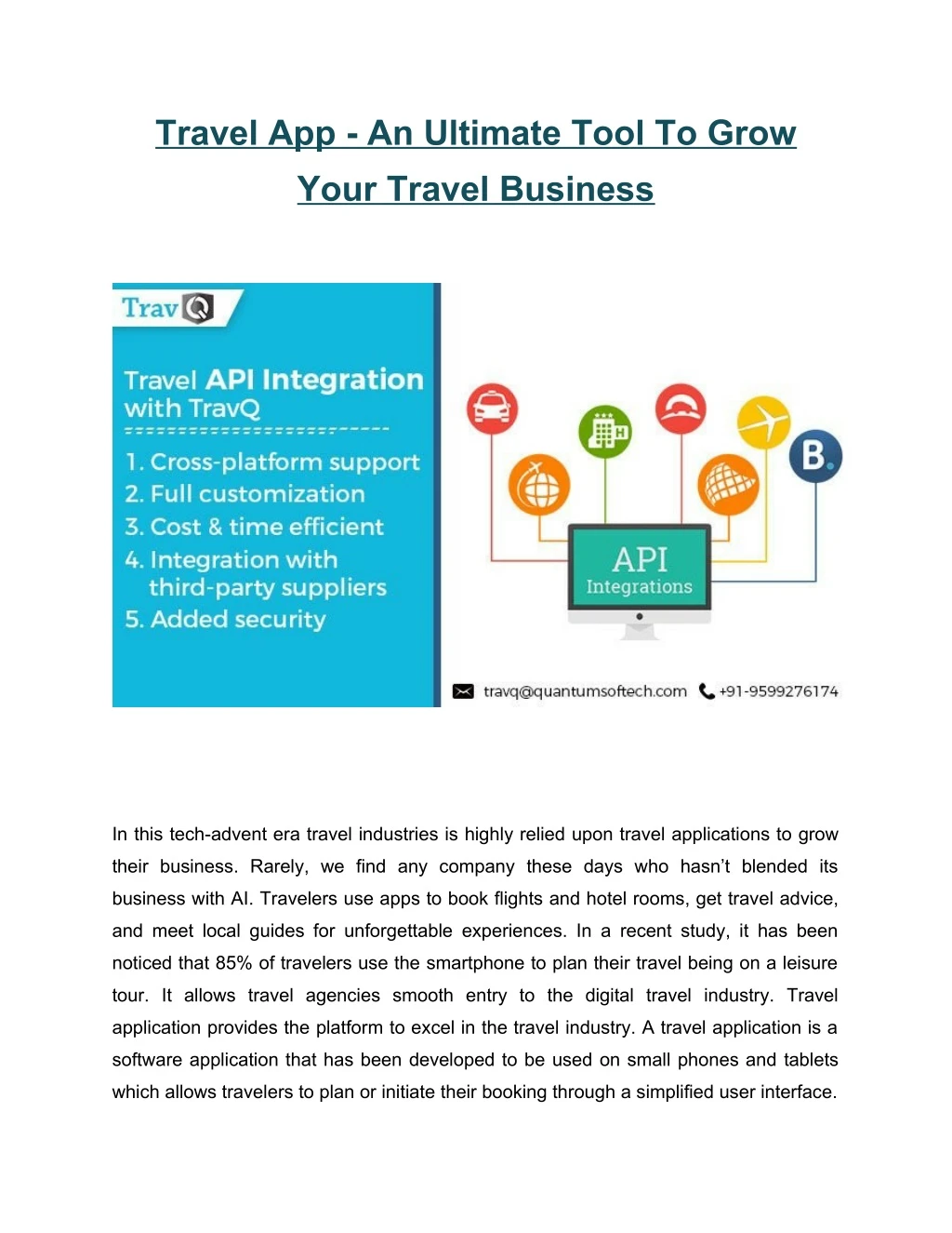 travel app an ultimate tool to grow your travel