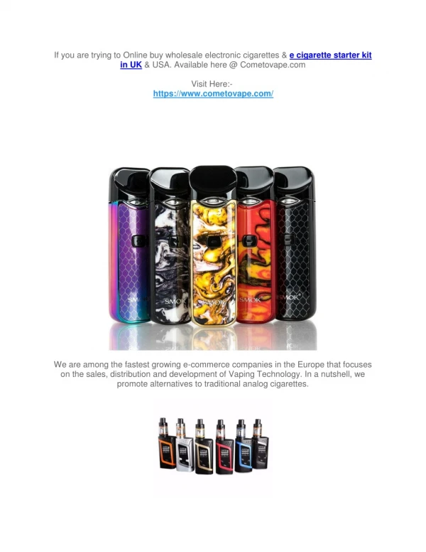 Electronic Cigarettes