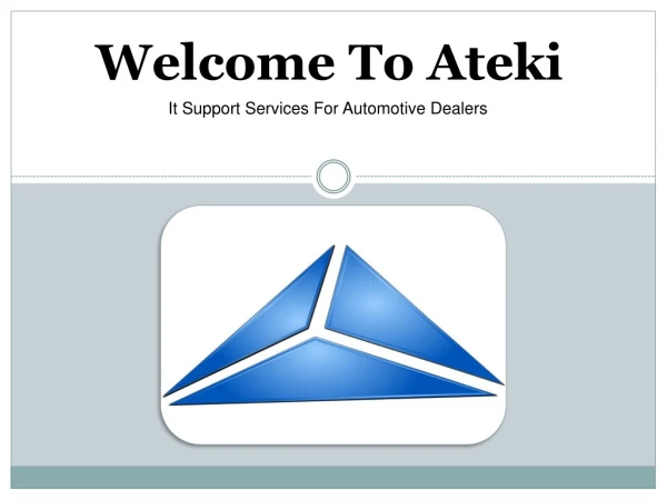 It Support Services For Automotive Dealers