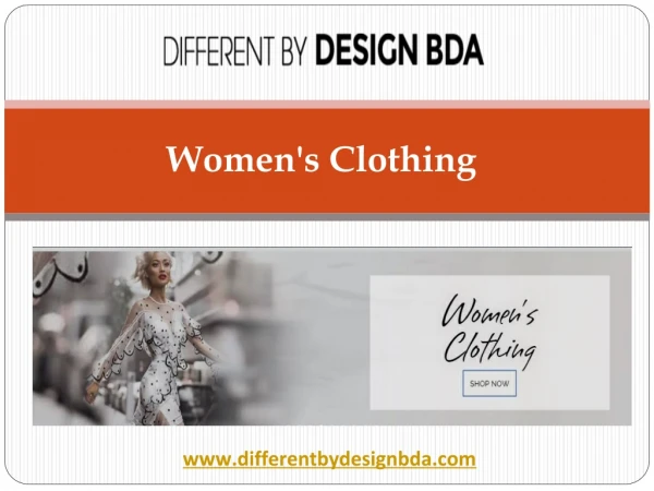 Different By Design BDA-Your First Choice Online Fashion Store!