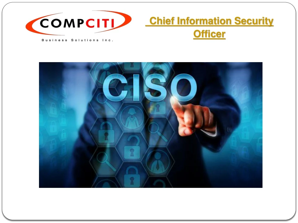 chief information security officer