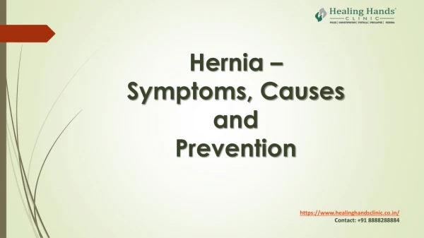 Hernia Causes, Symptoms and Prevention