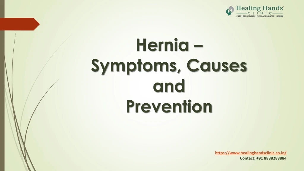 hernia symptoms causes and prevention