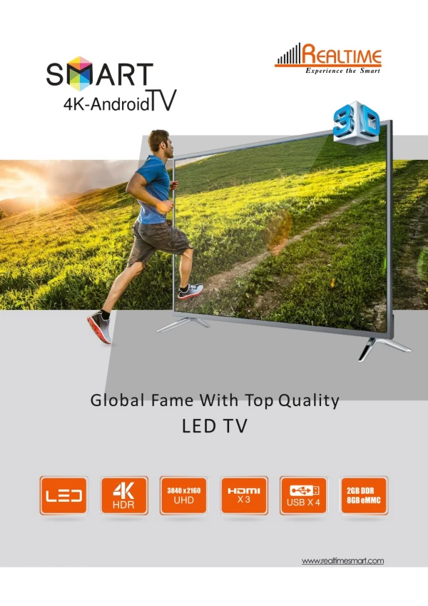 Realtime Smart Android Led Tv