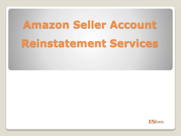 Amazon Seller Account Reinstatement Services