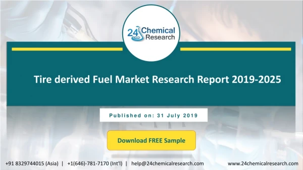Tire derived Fuel Market Research Report 2019-2025