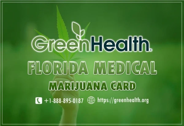 Get Florida Medical Marijuana Card | Greenhealth