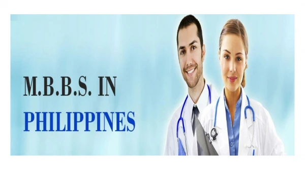 Study Mbbs In Philippines