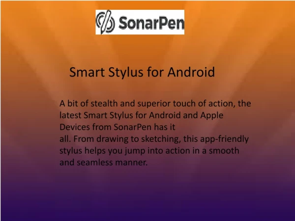 Smart Stylus for Android