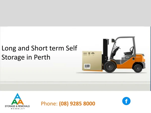 Long and Short term Self Storage in Perth