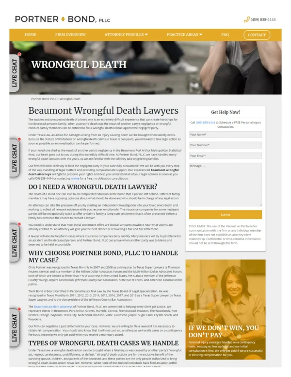 Wrongful Death Attorneys in Beaumont