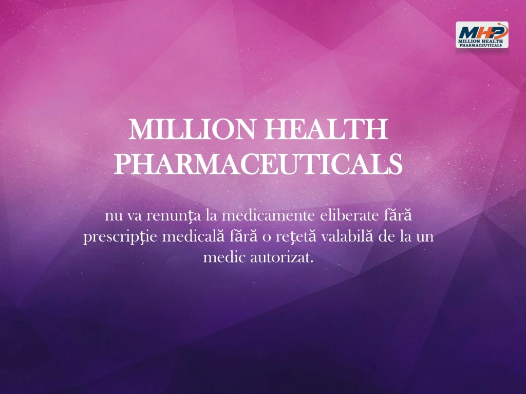 million health pharmaceuticals