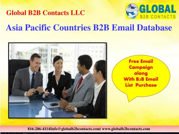 Asia Pacific Countries B2B Email Database