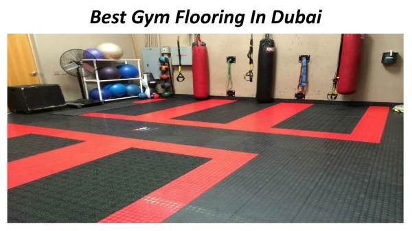 Buy Best Gym Flooring In Dubai