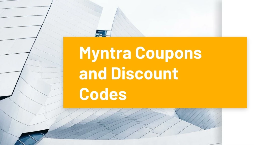 myntra coupons and discount codes