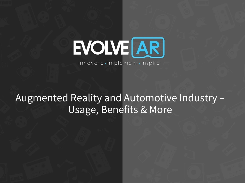 augmented reality and automotive industry usage