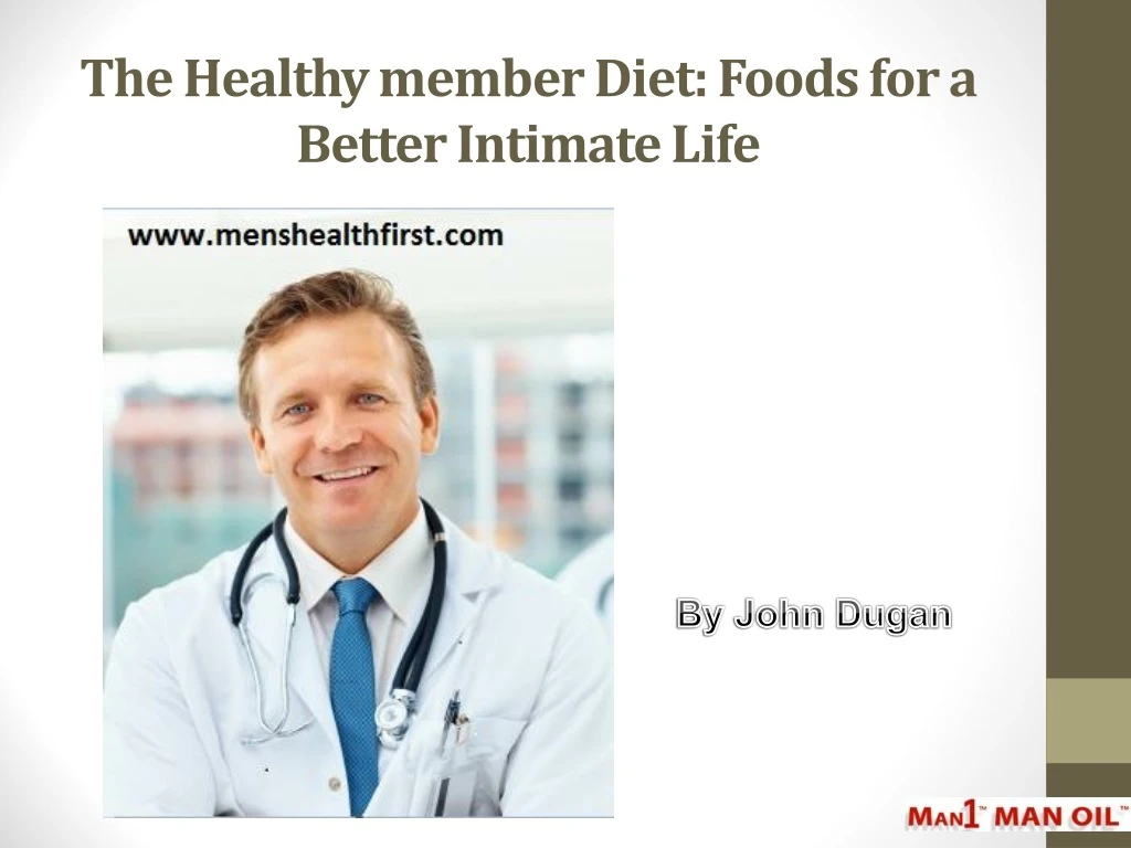 the healthy member diet foods for a better intimate life