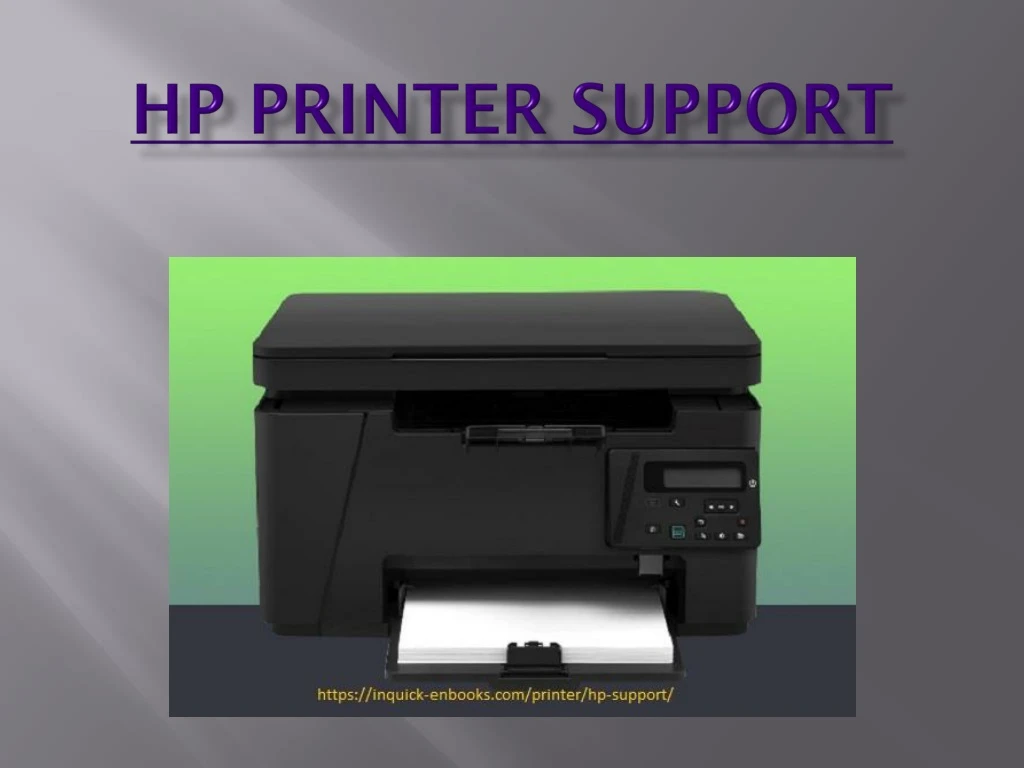 hp printer support