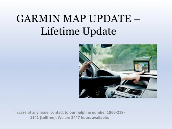 Garmin Map Update - Lifetime Update
