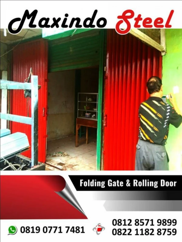 JUAL FOLDING GATE MURAH TANGERANG TLP 082211828759
