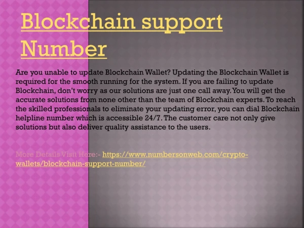Blockchain Support Phone Number (856)- 558-9404(856)- 558-9404 number