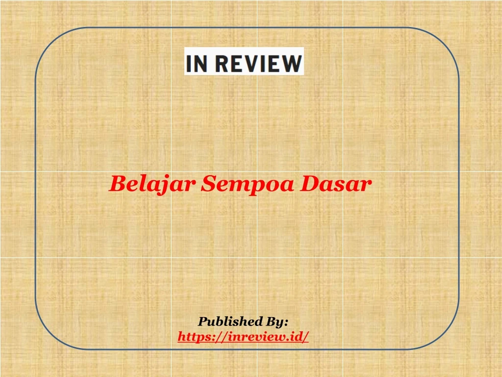 belajar sempoa dasar published by https inreview id