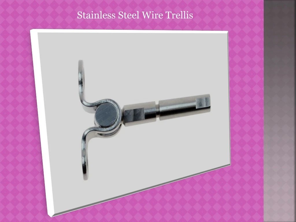 stainless steel wire trellis