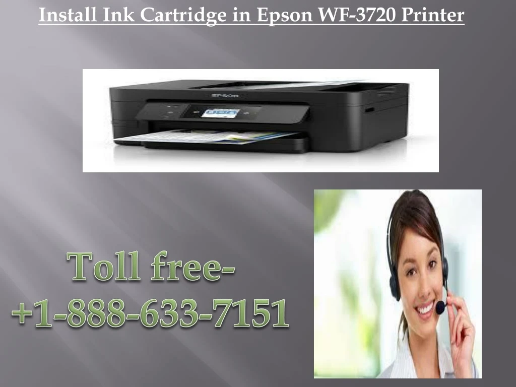 install ink cartridge in epson wf 3720 printer