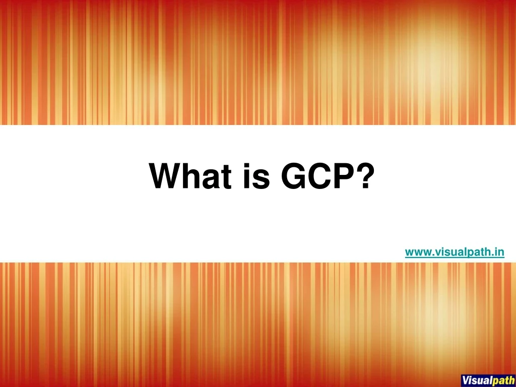 what is gcp