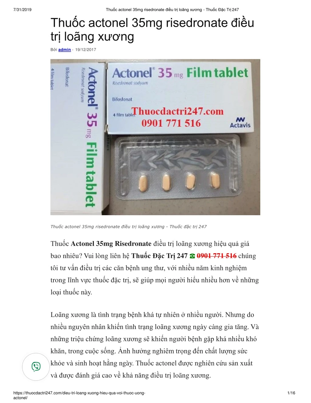 thu c actonel 35mg risedronate