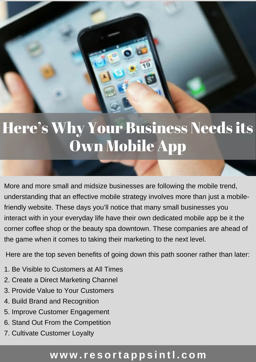 here s why your business needs its own mobile app