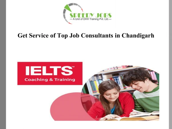 Spoken English Trainer Jobs in Chandigarh