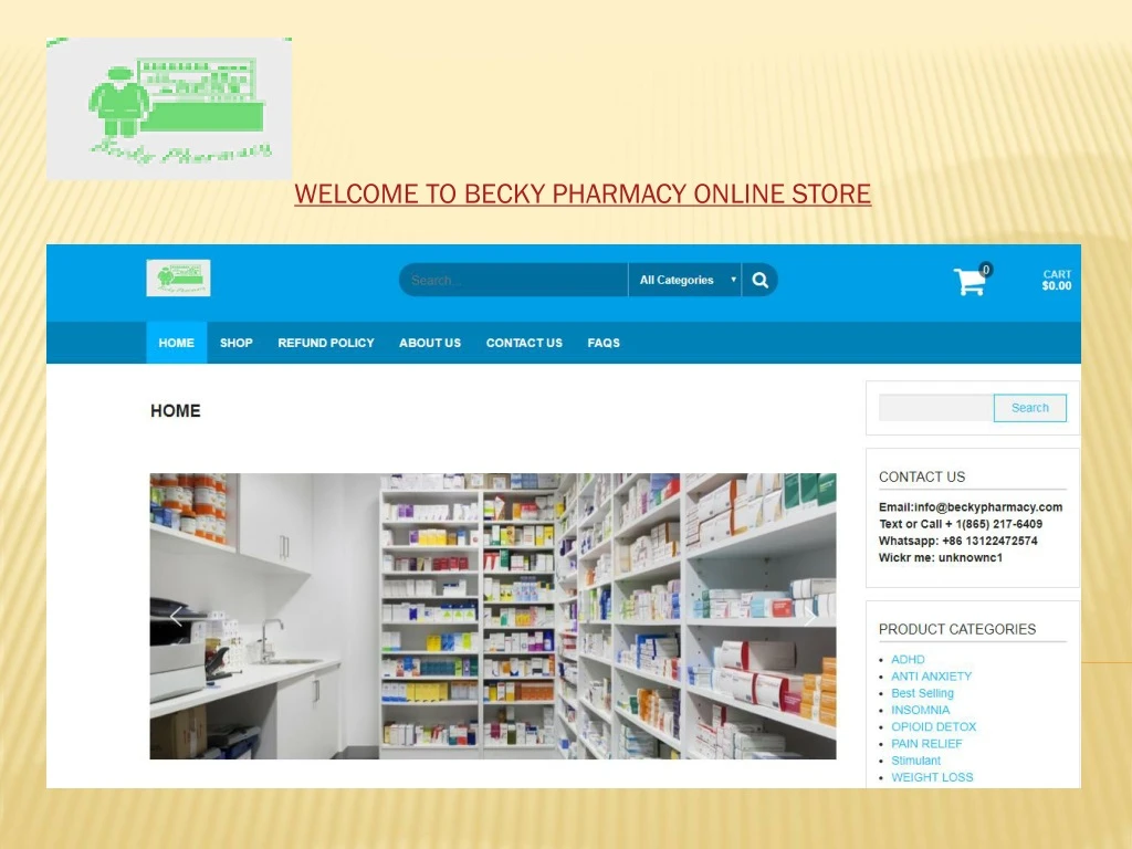welcome to becky pharmacy online store