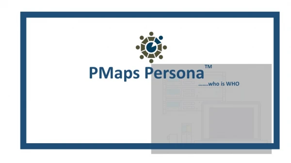 PMaps Persona I Employee Personality Test I PMaps Personality Inventory Assessment for hiring.