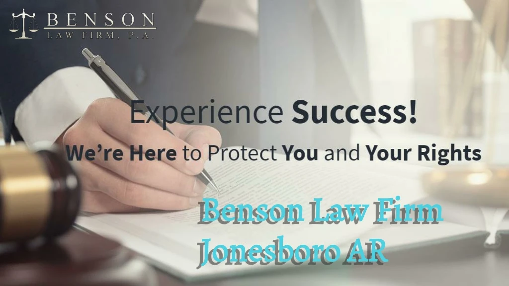benson law firm jonesboro ar