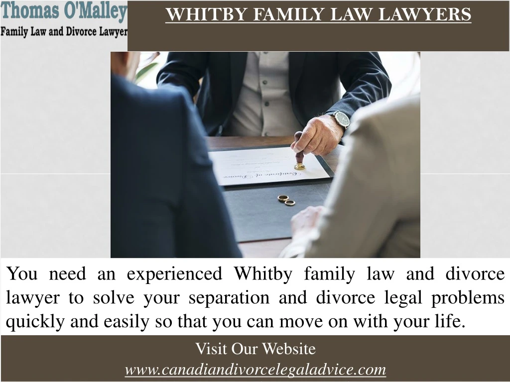 whitby family law lawyers