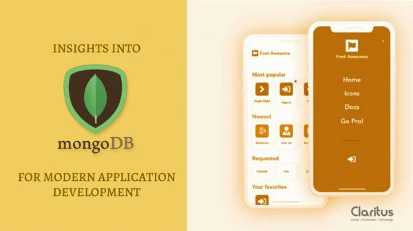 Insights into MongoDB For Modern Application Development