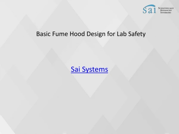 Basic Fume Hood Design for Lab Safety
