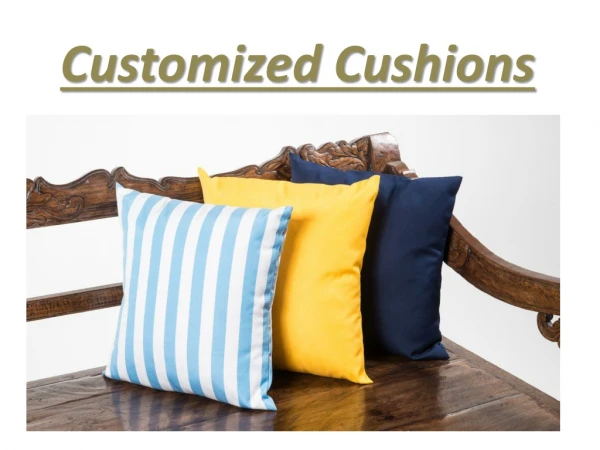 Customized Cushions In Dubai