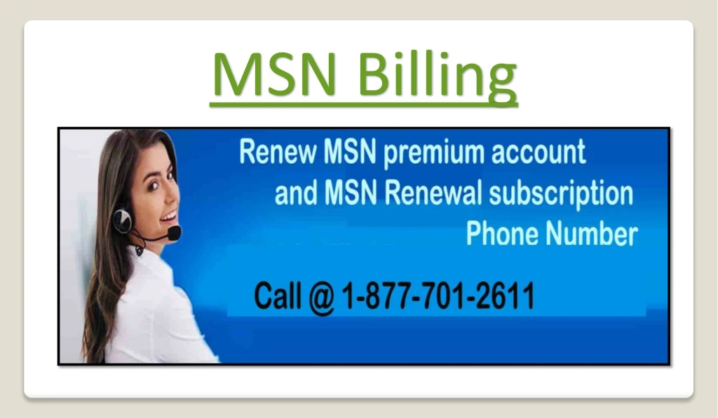 msn billing