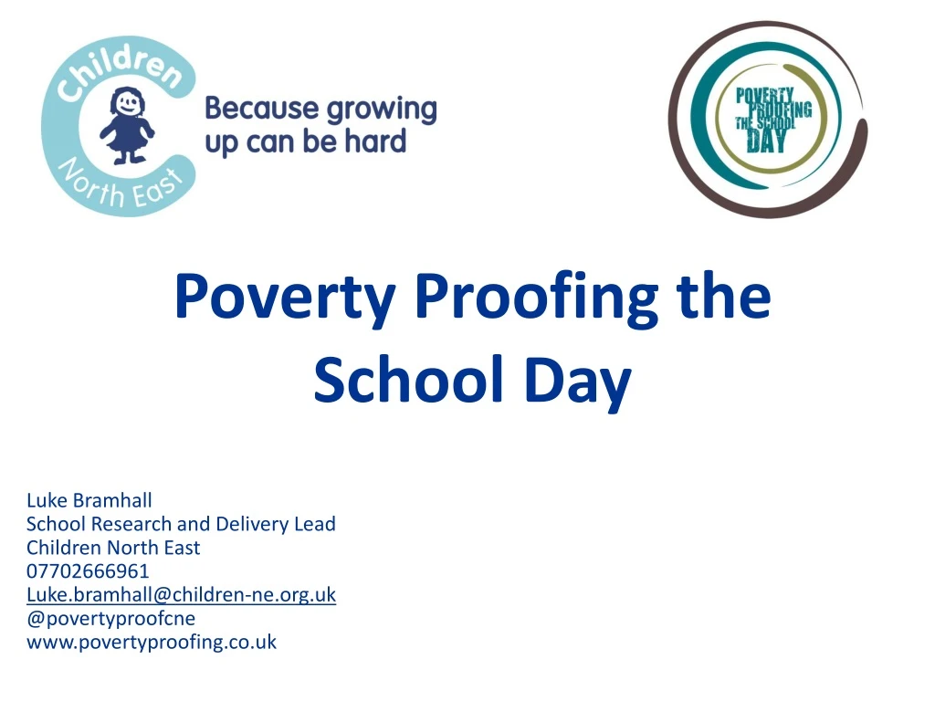 poverty proofing the school day