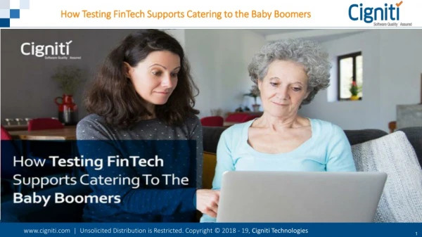 How Testing FinTech Supports Catering to the Baby Boomers