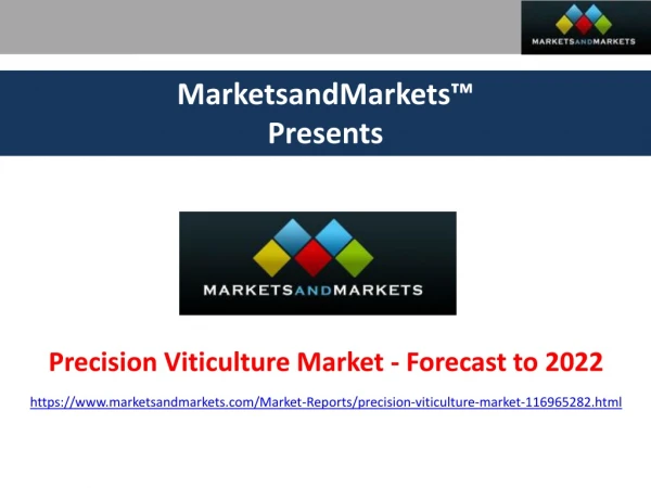 Precision Viticulture Market by Technology, Application, Product/Service - 2022
