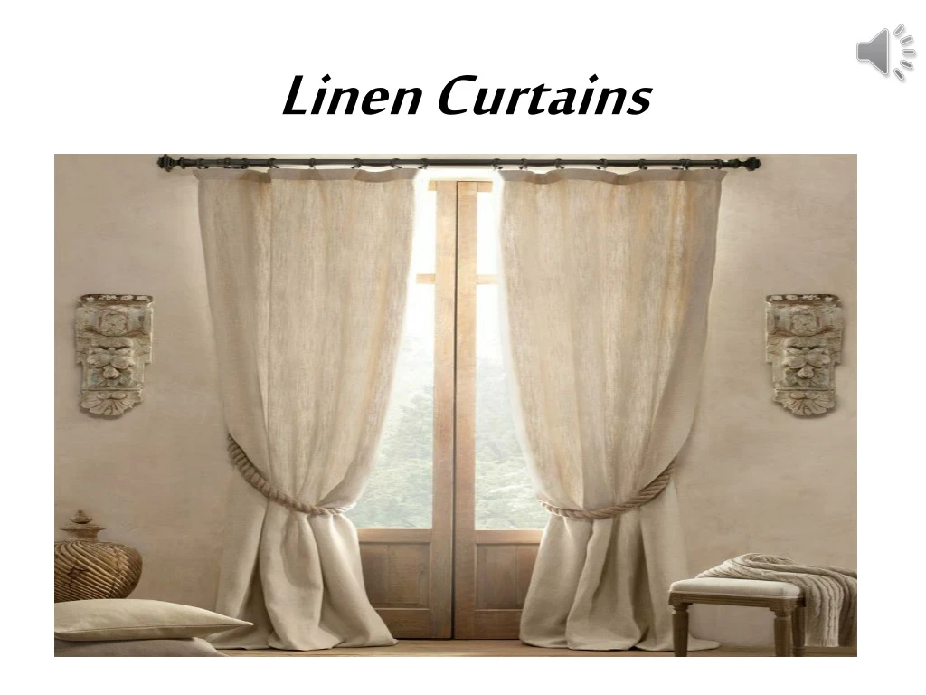 linen curtains