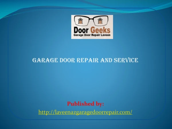 Garage Door Repair And Service