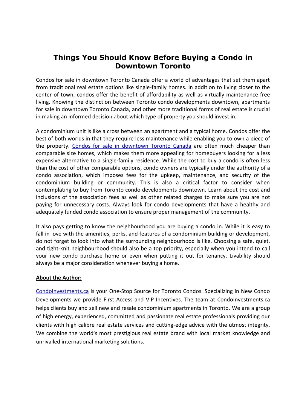 things you should know before buying a condo