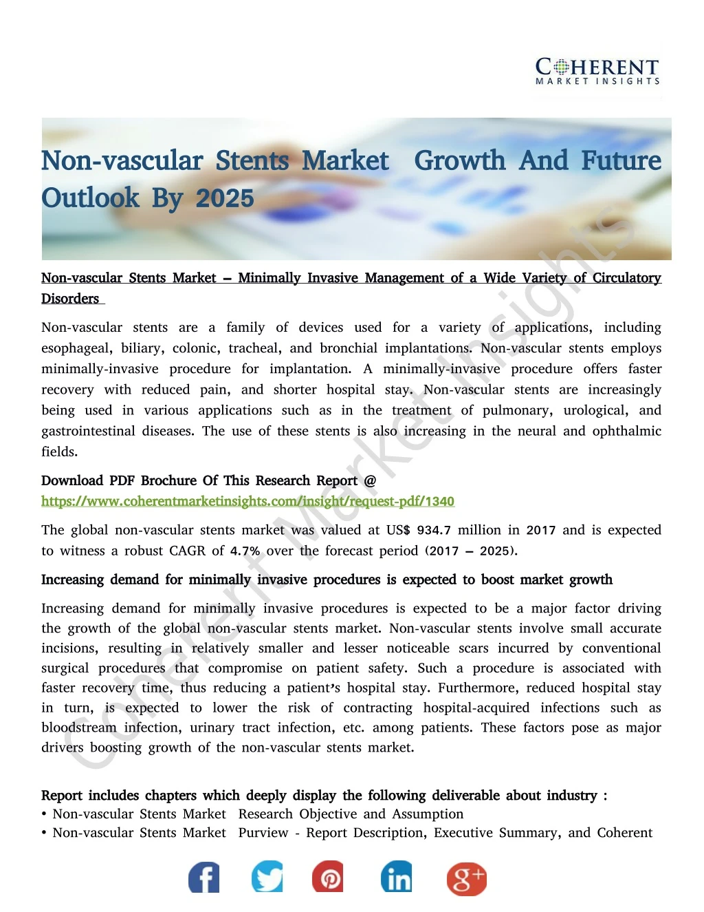 non vascular stents market growth and future